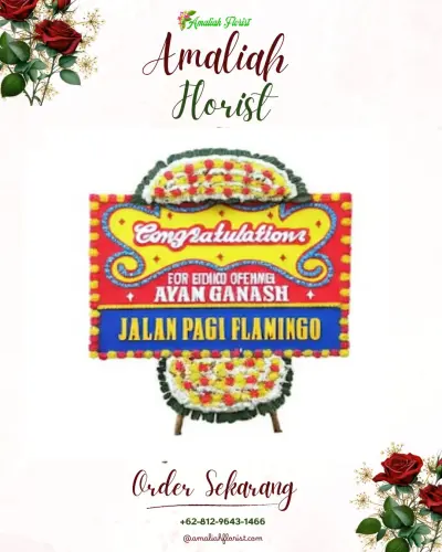 Bunga Papan Congratulation di Tegal Gundil